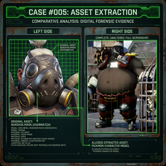 Pickmon Industrial Hulk vs Overwatch Roadhog